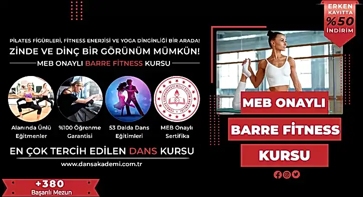 Barre Fitness Kursu Fiyatları – Erken Kayıtta %50 İndirim Fırsatı