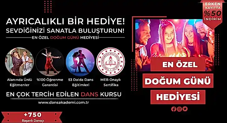 En Keyifli Doğum Günü Hediyesi Dans Kursu!
