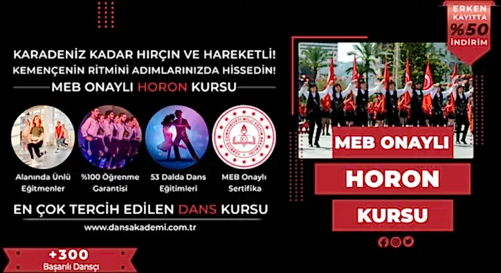 Horon Kursu Fiyatları – Erken Kayıtta %50 İndirim