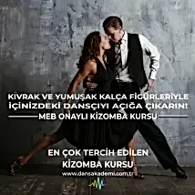 Kizomba Kursu - Kıvrak ve Yumuşak Kalça Figürleriyle İçinizdeki Dansçıyı Açığa Çıkarın!