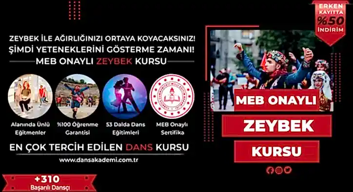 Zeybek Kursu Fiyatları – Erken Kayıtta %50 İndirim